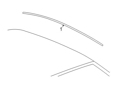 2006 Chevy Monte Carlo Exterior Trim - Roof Diagram