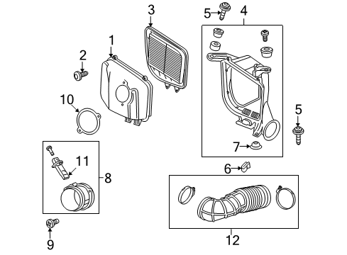 2007 Cadillac SRX Adapter Bolt Diagram for 92138912