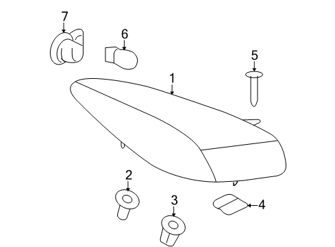 2007 Pontiac Solstice Bulbs Diagram