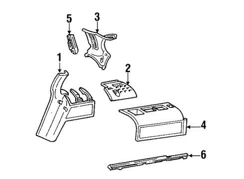 1991 Buick Commercial Chassis Speaker Grille, Passenger Side Diagram for 10196218