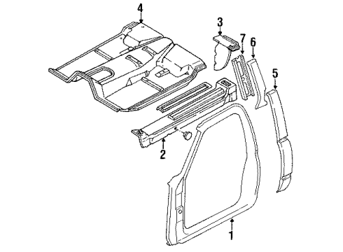1991 Chevy C1500 Rocker Panel Diagram