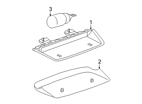 2003 Saturn L200 Bulbs Diagram