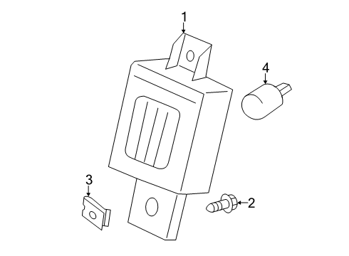 2024 Chevy Silverado 1500 License Lamps Diagram