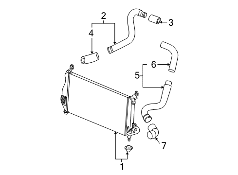 2005 Chevy Silverado 2500 HD Intercooler Diagram