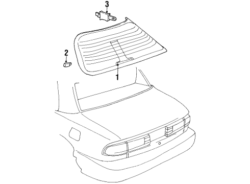 1998 Buick LeSabre Antenna & Radio Diagram
