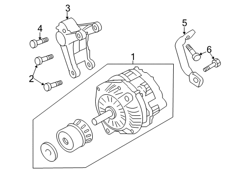 2013 Chevy Caprice Alternator Diagram 2 - Thumbnail