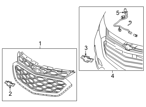 2021 Chevy Equinox Wire Harness Diagram for 84482454
