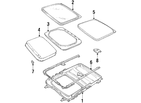 1985 Cadillac Seville Sunroof Diagram
