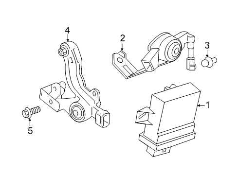 2016 Buick Envision Ride Control Components Diagram