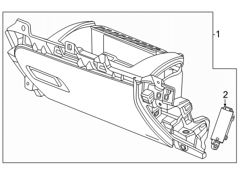2024 Chevy Equinox EV Glove Box Diagram
