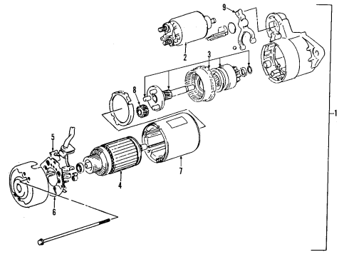 2004 Chevy Aveo Starter Diagram 2 - Thumbnail