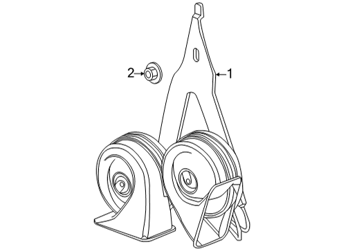 2024 Chevy Tahoe Horn Diagram