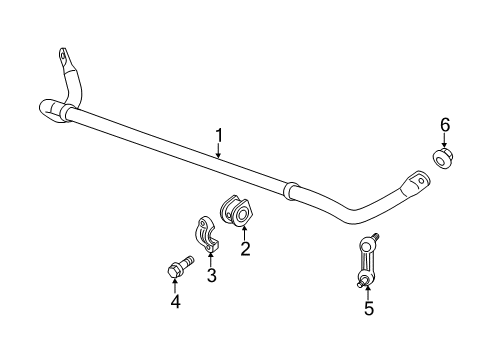 2014 Chevy Corvette Stabilizer Bar & Components Diagram 2 - Thumbnail
