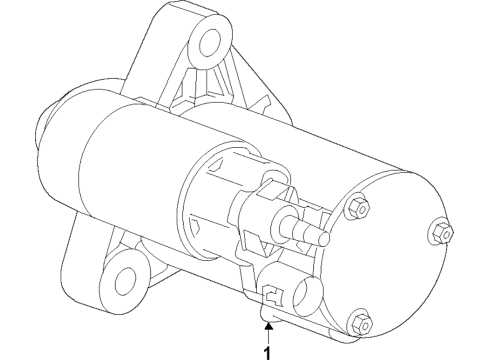 2018 Cadillac CTS Starter Diagram 5 - Thumbnail