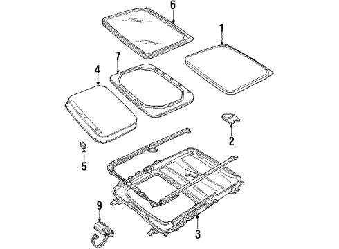 1984 Oldsmobile Toronado Sunroof Diagram