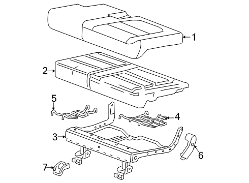 2024 GMC Acadia Third Row Seats Diagram 8 - Thumbnail