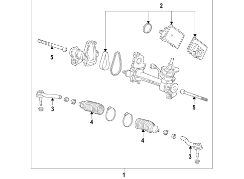 2025 Chevy Blazer Steering Gear & Linkage Diagram