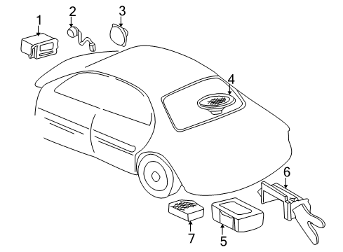 2003 Buick LeSabre Sound System Diagram