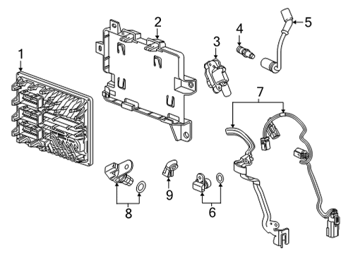 2022 GMC Savana 3500 Ignition System Diagram