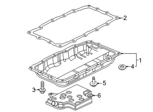 2025 Cadillac CT5 Drive Plate Diagram for 12699085