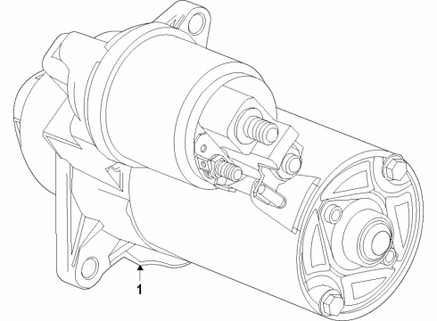 2022 Chevy Trax Starter Diagram
