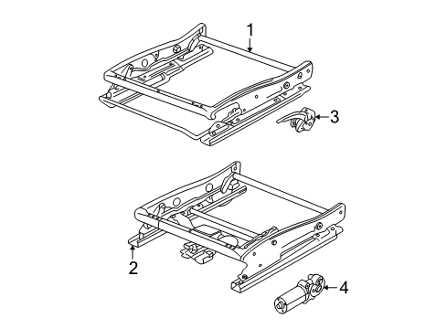 2002 Saturn L200 Tracks & Components Diagram