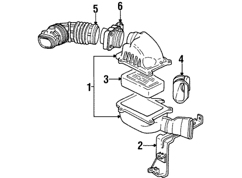 1996 Chevy Monte Carlo Air Intake Diagram