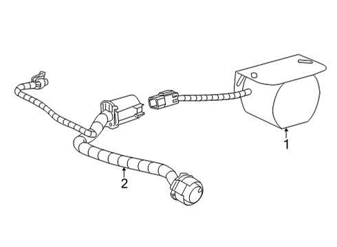 2025 GMC Sierra 3500 HD Electrical Components Diagram 2 - Thumbnail