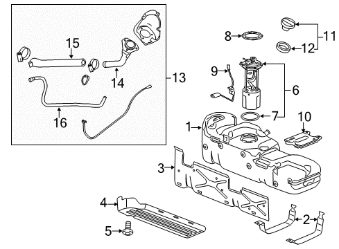 2010 Chevy Silverado 1500 Fuel Supply Diagram