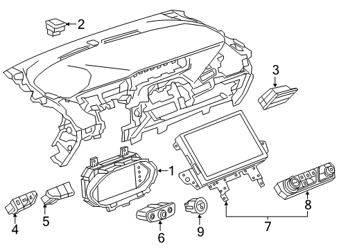 2021 Chevy Bolt EV Lane Departure Warning Diagram