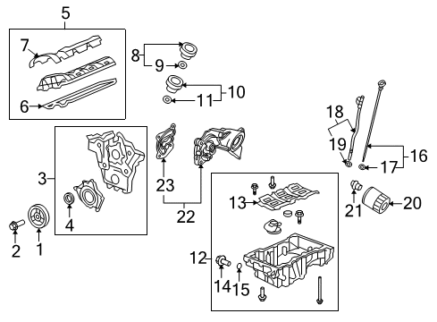2010 Buick LaCrosse Engine Parts Diagram