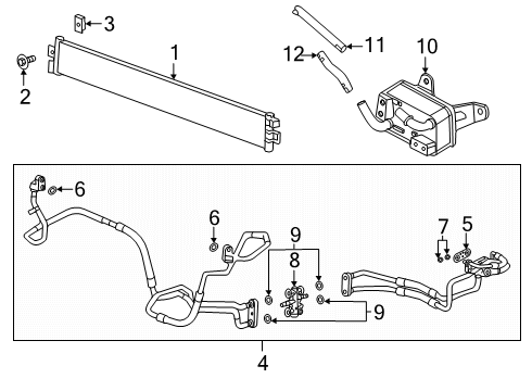 2024 Chevy Suburban Trans Oil Cooler Diagram