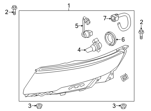 2015 Chevy Volt Bulbs Diagram