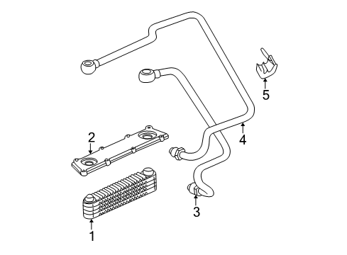 2002 Saturn LW300 Oil Cooler Diagram