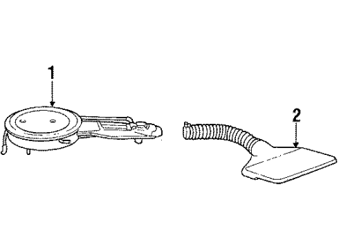 1986 Pontiac Sunbird Air Inlet Diagram