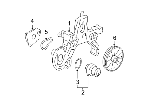 2011 Buick Lucerne Water Pump Diagram 2 - Thumbnail
