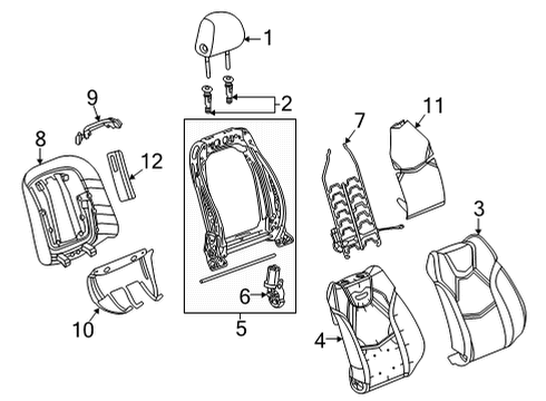 2025 Cadillac CT5 Heated Seats Diagram
