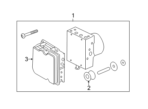 2017 Chevy SS ABS Components Diagram