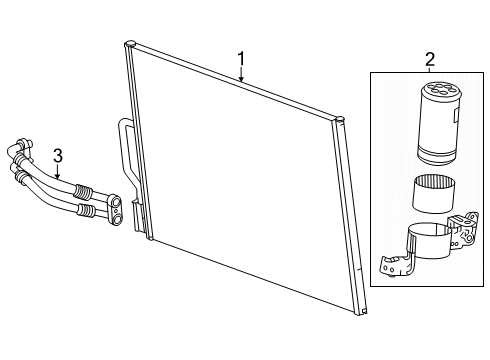 2024 Chevy Blazer EV A/C Condenser Diagram