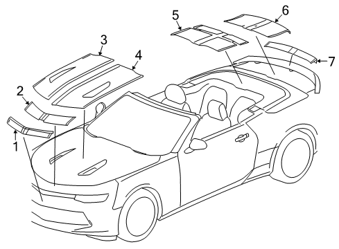 2016 Chevy Camaro Stripe Tape Diagram 4 - Thumbnail