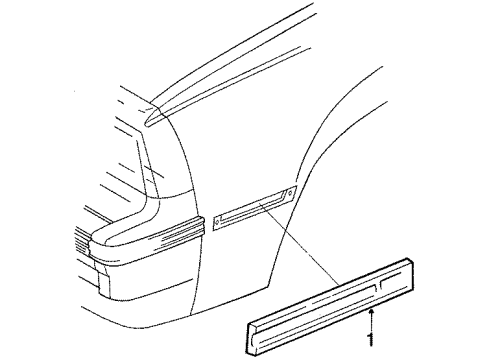 1984 Cadillac Cimarron Side Marker Lamps Diagram
