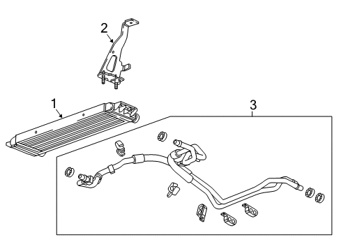 2021 Chevy Camaro Oil Cooler Diagram