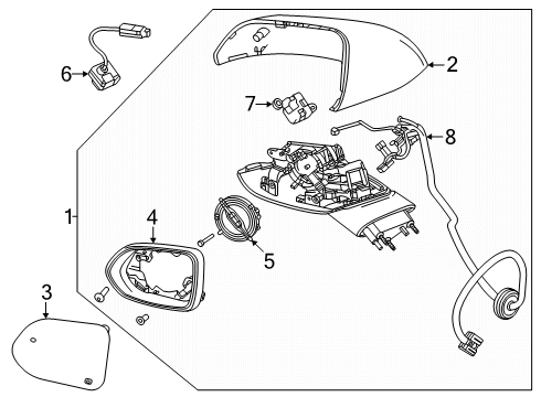 2025 Chevy Equinox EV Parking Aid Diagram 3 - Thumbnail