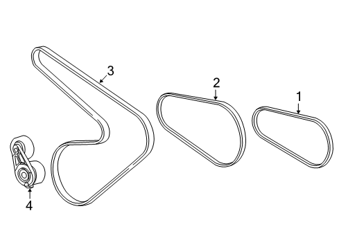 2019 Chevy Suburban Belts & Pulleys Diagram