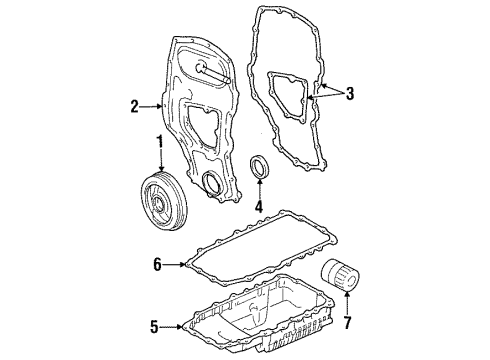 1992 Oldsmobile Achieva Engine Parts Diagram