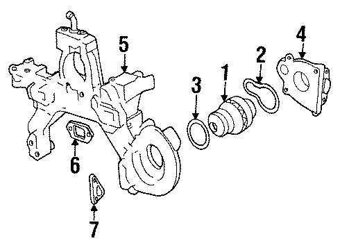 2002 Oldsmobile Aurora Water Pump Diagram