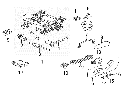 2018 Chevy Impala Lumbar Control Seats Diagram