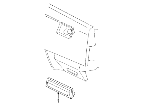 1998 Oldsmobile Regency Side Marker Lamps Diagram 2 - Thumbnail