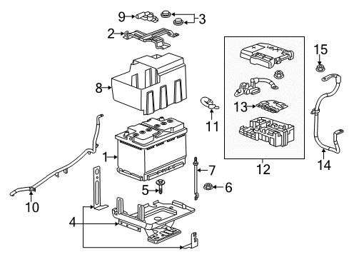 2023 Chevy Equinox Battery Diagram