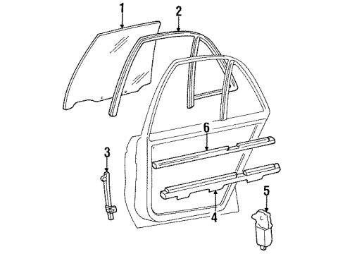 1992 Buick LeSabre Door Diagram 3 - Thumbnail